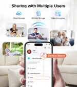 Ankway 2.4GHz Wifi Video Doorbell With Camera - 2K FHD Camera With Chime, PIR Detection, Night Vision, 2-Way Audio, Multi-Angle Mounting Bracket, Waterproof, Battery Powered, SD & Cloud Storage