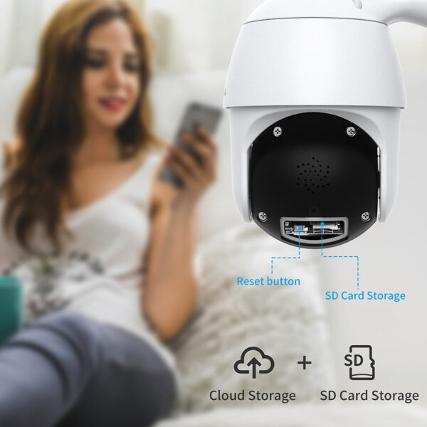 Ankway Solar Security Camera Outdoor with 18000mAh Rechargeable Battery, Wireless Security Camera System, 2.4G WiFi Cam 1080P FHD Color Night Vision, IP65, 2-Way Audio, Pan Tilt, PIR Motion Detection