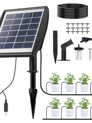 Solar Drip Automatic Watering System for Potted Plants 49.9FT